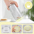 24oz 8 SHOWIN Overnight Oats Containers with Lids, Glass Jars with Lids pcs, Milk White, Wide Mouth Mason jars