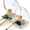 AIERSA Spoon Rest with Lid Holder for Stove Top (2 Pack), Spatula Ladle Pot Lid Utensil Rest for Countertop