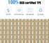 Stall,236 24x24 Inch Shower Mat Non-Slip Bath Mat for Tub and Shower Suction Cups with Drain Holes, Quick Dry Machine