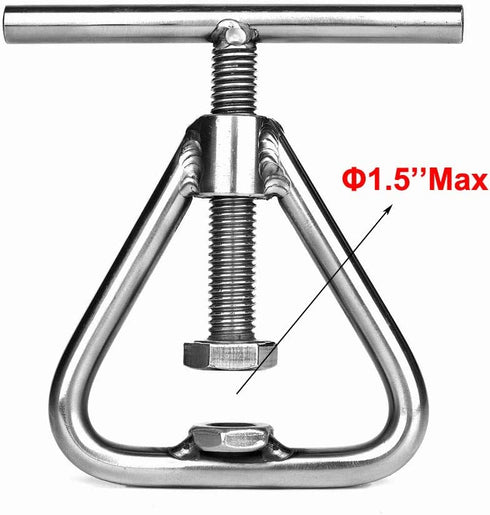 Nut Cracker Black Walnut Cracker Stainless Steel Pecan Cracker Nutcracker Tool Heavy Duty for All Nuts