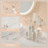 Counter Countertop 2 Bathroom Organizer Tier Storage Acrylic Corner Makeup Organizer for Perfume Stand, Vanity Holder