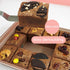 Brownie Pan with Dividers, Non Stick 18 Pre-slice Carbon Steel Bakeware Tray for Baking Bread and Cake