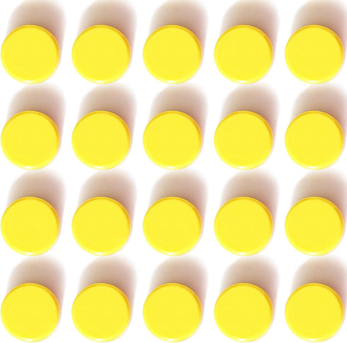20 Pcs Strong Refrigerator Magnets, Small Heavy Duty Magnets for Whiteboard, Cute Round Magnets for Office, Classroom