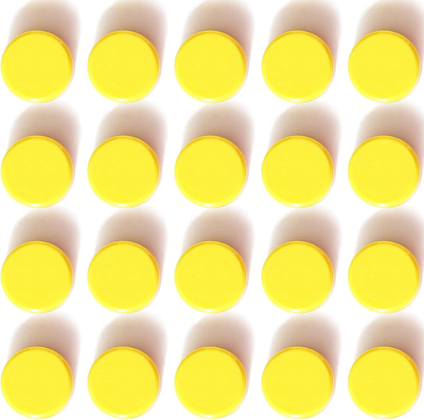 20 Pcs Strong Refrigerator Magnets, Small Heavy Duty Magnets for Whiteboard, Cute Round Magnets for Office, Classroom