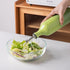 Sweejar Large Ceramic Olive Oil Dispenser Bottle, Opaque Cruet for Oil, Vinegar, Soy Sauce, 24 Fl Oz (Gradient Green)