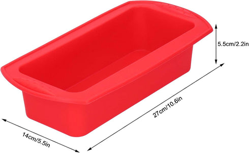 2Pcs Silicone Bread Tools, 2lb Rectangle Loaf Pan Baking Tool, Nonstick Bakeware Accessories