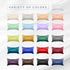 2-Pack Set Box-2-Piece Set, Elegant Comfort Cooling Viscose Satin Pillowcase with Hidden Zipper Closure, Silky Smooth