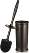 Toilet Bowl Brush Holder Set: Bathroom Deep Cleaning Toilet Scrubber Rim Cleaner
