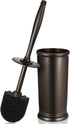 Toilet Bowl Brush Holder Set: Bathroom Deep Cleaning Toilet Scrubber Rim Cleaner