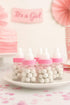 Baby Shower Favor - 36 Pack Pink Mini Milk Bottle Party Favor Gift Bag Boxes, 1.5" x 3.5"