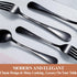 Lazycorner 20 Pcs Black Silverware Set - Mirror Polished Stainless Steel Flatware for 4, Dishwasher Safe