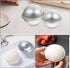 Tofficu 8Pcs Dome Cake Pan, Aluminum Cake Ball Mold - 1.77+2.16+2.55+3.14 Inch Half Ball Cake Pan for DIY Baking