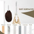 2 Packs Hat Racks Organizers for Baseball Caps, Hat Holder Storage on Closet Wall, Holds More Than 15 Hats (White)