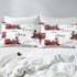 Set Set Cartoon Car Bed Sheet Kids Train Fitted Sheet Boys Girls Choo-Choo Rail Roads Tracks Decor Bedding Microfiber