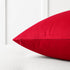 Mixhug Set of 2 Cozy Velvet Throw Pillow Covers, Red, 18 x 18 Inches for Couch and Bed