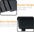 Homecor Silverware Organizer, Expandable Large Kitchen Drawer Organizer with 2 Removable Knife Blocks, Black