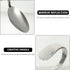 Hemoton 6pcs Bent Spoon Set, Curved Handle Stainless Steel Salad, Serving, Canape, Buffet Spoons
