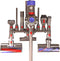 Holder Attachments Compatible with Dyson V15, V12, V11, V10, V8, V7 - Accessory Storage Organizer