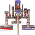 Holder Attachments Compatible with Dyson V15, V12, V11, V10, V8, V7 - Accessory Storage Organizer