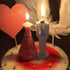 3D Bride and Groom Tuxedo Wedding Dress Set, Silicone Candle Soap Mold for Wedding Cake Decorating (Set of 2)