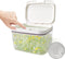 Laundry Pod Holder with Lid - Sealed Automatic Pop-Up Container Holds 115 Laundry Pods for Organization