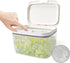Laundry Pod Holder with Lid - Sealed Automatic Pop-Up Container Holds 115 Laundry Pods for Organization