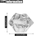 Fake Crushed Ice Cubes, 150 pcs 16*22 mm Artificial Acrylic Crystal Rocks for Vase Fillers and Wedding Decoration