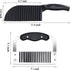 Patelai 2 Pcs Crinkle Potato Vegetable Cutter, Crinkle Cutters Knife, Stainless Steel Blade Wavy Slicer, Waffle Fry Cutter Wavy Crinkle Cutting Tool Salad Chopping Knife Soap Fruit French Fry Slicer by Patelai
