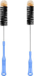 Bottle Cleaning Brush - 17 Inch Extra Long Handle for Washing Narrow Neck Bottles, 2 Pack