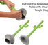 Cactus Toilet Plunger and Brush Set for Bathroom Cleaning, 1 Set