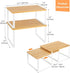 Counter NEX Kitchen Cabinet and Shelf Organizer, Stackable & Expandable, White and Natural