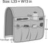 Sofa Armrest Organizer, Remote Control Holder with 5 Pockets for Magazine, Tablet, Phone