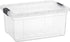 Superio Clear Plastic Storage Bin with Lid, 11 Qt, Non-Toxic, BPA Free, Stackable Plastic Tote