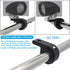 Motorcycle Aluminum Mounting Bracket Kit, 4Pcs Tube Clamp for Trucks, Car, ATV, Motorcycle