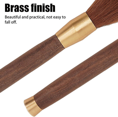 2PCS Coffee Brush, Machine Cleaning Tool with Wood Handle & Natural Soft Bristles for Home Kitchen