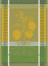 Garnier Thiebaut Citron Zeste French Kitchen Towel, 22"x30", Cotton, Jacquard