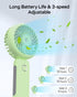 Portable Handheld Misting Fan, 4000mAh USB Rechargeable Personal Foldable Fan with Water Tank for Travel & Office
