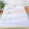 EVOLIVE Microfiber Mattress Topper Pillow Cover Quilted Fitted Protector 8"-18" Deep Pocket Cooling Mattress Topper