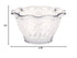 G.E.T. DD-50-CL-EC Plastic Tulip Ice Cream/Dessert Dish, 5 Ounce, Clear (Set of 4)