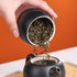 Angoily 160ml Ceramic Jar, Japanese Lucky Cat Tea Canister with Lid, Decorative Storage for Tea, Coffee, Spices