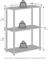 3-Tier 11.6 23.6 29.6, Furinno Turn-N-Tube Book Shelf, Bookshelf, Bookcase with Multipurpose Compact Display Rack, x x