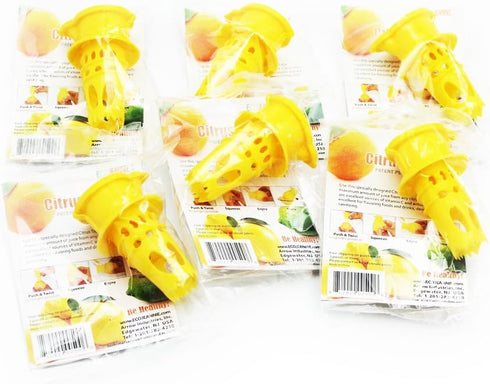 6 Pack Citrus Tap, Portable & Recyclable Lemon Juicer Faucet, Lime Squeezer,