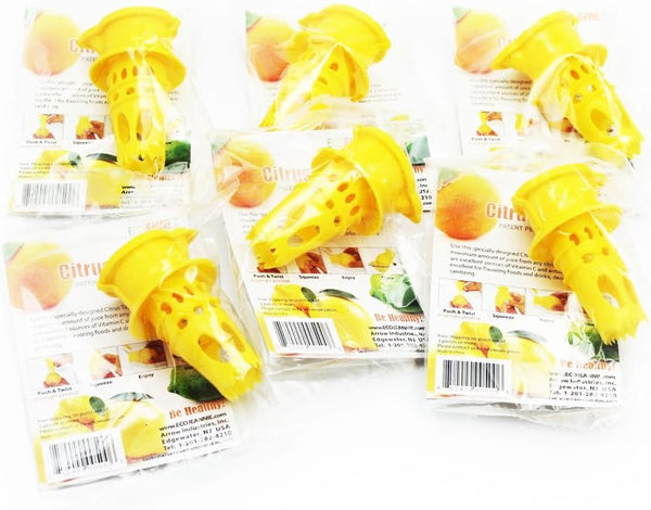 6 Pack Citrus Tap, Portable & Recyclable Lemon Juicer Faucet, Lime Squeezer,