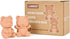 SUMMORO 2 Pcs Brown Sugar Keeper Terracotta Brown Sugar Bear Saver and Softener Disc in Food Storage Container for Food
