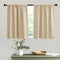 RYB HOME Thermal Insulated Blackout Curtains, Small Window Drapes, 42 inch Wide by 36 inch Long, Biscotti Beige