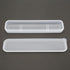 OriGlam Portable Flatware Box, Simple Travel Tableware Storage Case for Cutlery Kit (White)