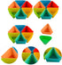 20pcs Triangle Muffin Cup Cupcake Liners, Silicone Cake Molds for Baking Mini Triangle Molds