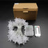Star String Lights, 16.4 ft 50 LED Battery Operated with Remote & Timer, Warm White Twinkle Fairy Lights