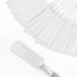 Zozen Marking Flags, 50 Pack White Yard Flags, 15x4x5 Inch, Lawn, Irrigation, Landscape, Sprinkler, Garden Flags