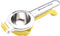 KitchenAid Citrus Juice Press Squeezer, 8 inches for Lemons and Limes, with Seed Catcher and Pour Spout
